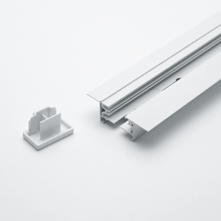 Шинопровод встр.для трековых однофазных св-ков, белый, 1м, CAB1004