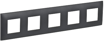 SKANDY Рамка 5-местная SK-F05T титан IEK