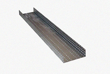 Лоток перфорированный ЛМ 400х50х3000 УХЛ1, оцинкованный лист, S1,2
