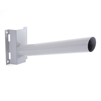 Кронштейн для уличных (консольных) св-ков под бандаж.ленту, пос.диаметр 48мм, серый, ДС-4