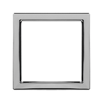 Декоративная вставка для рамок из натуральных материалов Avanti хром, 1 пост (2 мод.) DKC