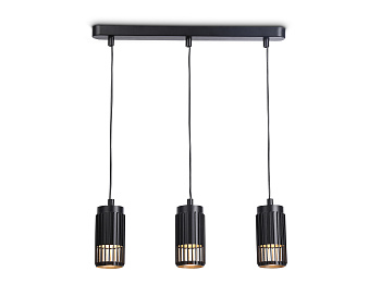 Подвесной светильник со сменной лампой TN51699/3 BK черный GU10/3 400*60*1120 Ambrella Light