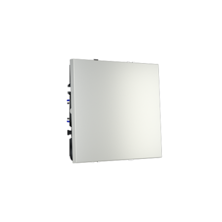 Перекрестный переключатель встраиваемый Voltum S70 одноклавишный 10А, (сталь)