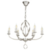 Люстра 6*E14 40Вт Серебро Антик IP20 Sealy FR5027PL-06S Freya