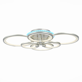 Светильник потолочный Серебристый/Белый LED 1*168Вт RGB 8Вт 3000-6000К SLE200392-06RGB EVOLED