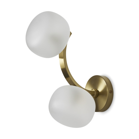 Настенный светильник (бра) 2*G9 30Вт Латунь IP20 Donuts FR5444WL-02BS Freya