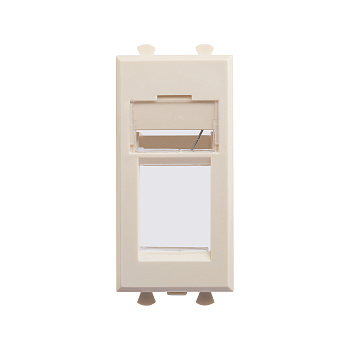 Адаптер для Keystone, "Avanti", "Ванильная дымка", 1 модуль DKC