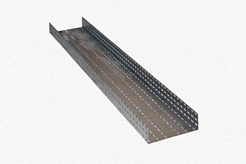 Лоток перфорированный ЛМ 300х200х2000 УТ1,5, оцинкованный лист, S1,0