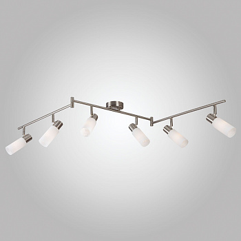 Светильник спот 6*E14 40Вт сатинированный никель IP20 Madison (20043/6 сатин-никель) Eurosvet