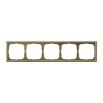 ARTGALLERY 5-постовая РАМКА, ЗОЛОТО Systeme Electric