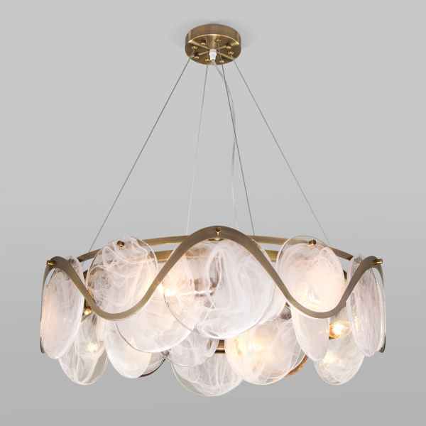 Умный подвесной светильник 6*E14 60Вт античная бронза IP20 (354/6 античная бронза) Bogate's