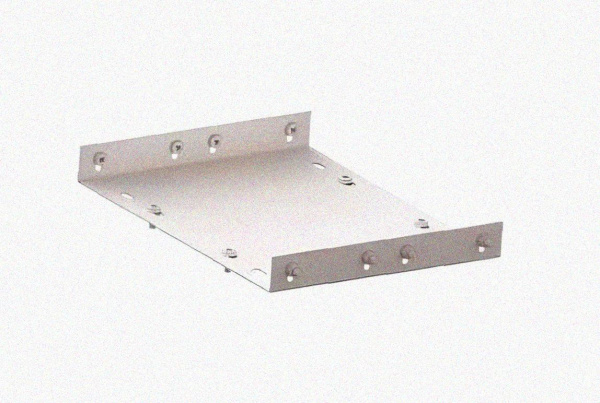 Соединитель лотковый замковый СЛЗ-300х50х1,5 УТ1,5, оцинкованный лист, S1,5