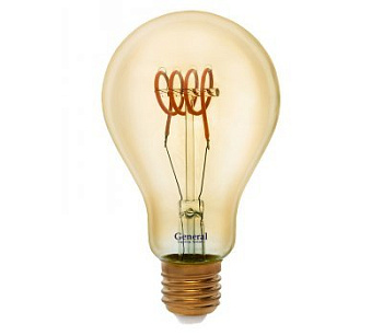 Лампа св/д A75 6W Е27 1800К Золото General
