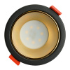 Светильник потолочный встраиваемый, MR16 G5.3, черный + золото DL3102