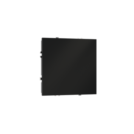 Заглушка Voltum S70 с суппортом, (черный матовый)