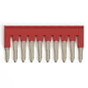Центральная перемычка для ЗНИ самозажимных 2,5 мм² (JXB ST 2,5) 10PIN LD568-10-25 (DIY упак 20 шт),STEKKER