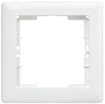 Рамка 1-местная РГ-1-ББ BOLERO белый IEK
