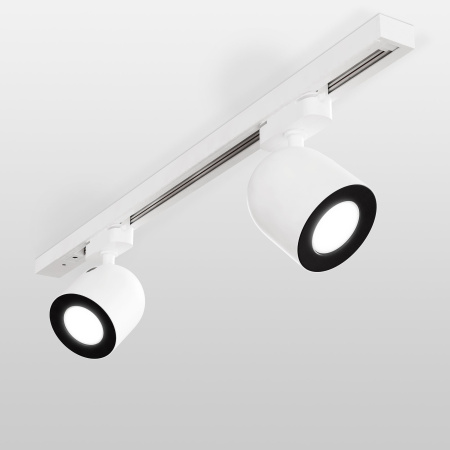 Трековый светильник для однофазного шинопровода 1*GU10 белый IP20 Ogma (a047371) Elektrostandard