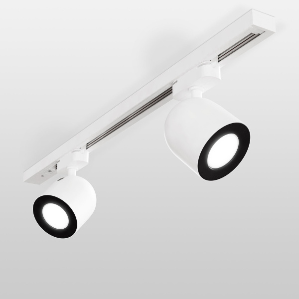 Трековый светильник для однофазного шинопровода 1*GU10 белый IP20 Ogma (a047371) Elektrostandard