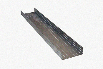 Лоток перфорированный ЛМ 300х100х3000 УТ1,5, оцинкованный лист, S0,8