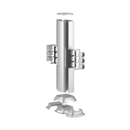 Алюминиевая колонна 0,71 м, цвет светло-серебристый металлик DKC