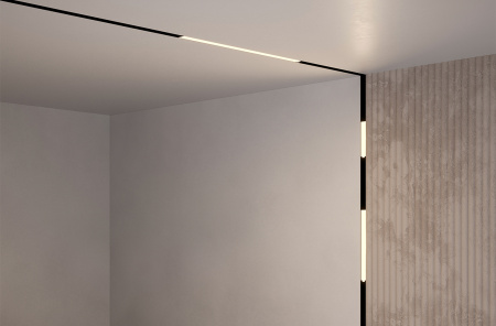 Трековый светильник LED 12Вт Черный IP20 Magnetic track system Gravity TR074-2-12W4K-B Technical Maytoni