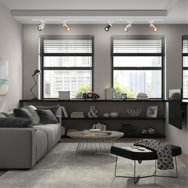 Трековый корпус IP20 GU10 50W 220V UNITE белый NOVOTECH