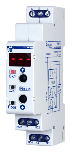 Реле времени РЭВ-114 Новатек-Электро