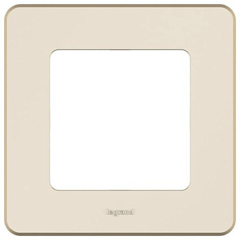 INSPIRIA Рамка горизонт/вертик 1 мест . слоновая кость IP20 IEK