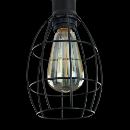 Подвесной светильник 1*E27 60Вт Черный IP20 Denver T447-PL-01-B Maytoni