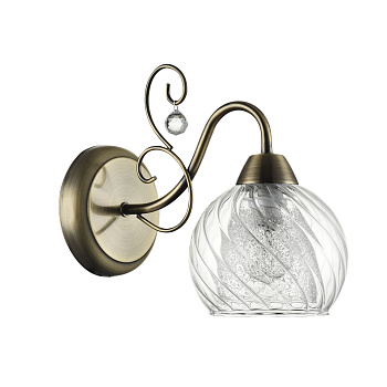 Бра 1*E14 40Вт Бронза IP20 Nella FR2662-WL-01-BZ Freya