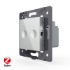 Двухклавишный сенсорный выключатель ZigBee Module, цвет серый (механизм) Livolo