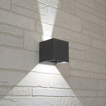 Светильник уличный светодиодный Feron DH012, 2*3W, 450Lm, 4000K, черный