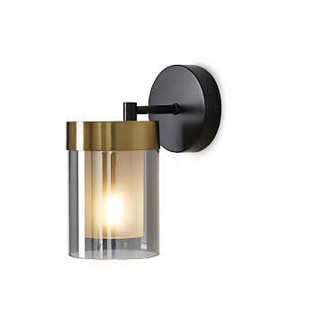 Настенный светильник (бра) 1*E14 40Вт Черный и Латунь IP20 Lora FR5432WL-01BBS Freya