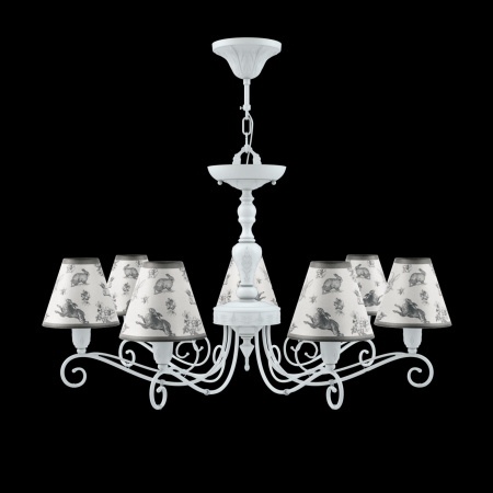 Люстра 7*E14 40Вт Матовый Белый IP20 Provence 2 E4-07-WM-LMP-O-8 Maytoni