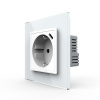 Розетка электрическая + USB type-C с блоком питания 18W Livolo 1 пост Белая VL-C7CTF16A.UC18W-2WP