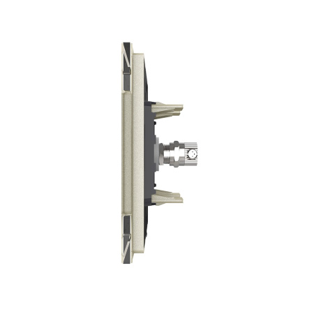 Розетка телевизионная одинарная 1 пост, цвет жемчужный Livolo