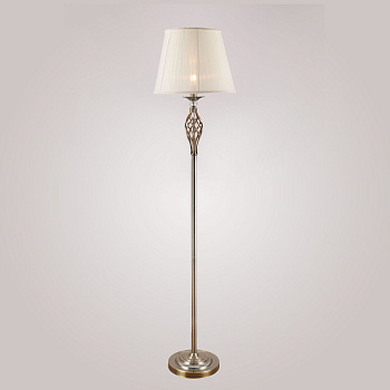 Торшер с абажуром 1*E14 40Вт античная бронза IP20 Selesta (01003/1 античная бронза) Eurosvet