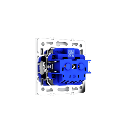 Розетка встраиваемая Voltum S70 с заземлением 16А, (белый матовый)
