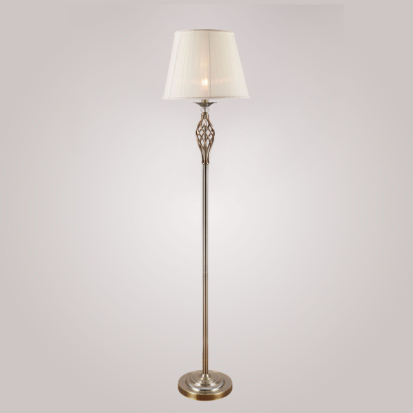 Торшер с абажуром 1*E14 40Вт античная бронза IP20 Selesta (01003/1 античная бронза) Eurosvet