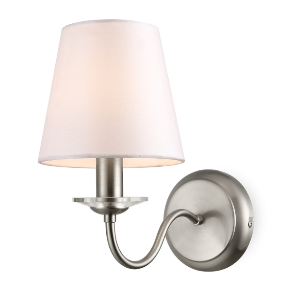 Настенный светильник (бра) 1*E14 40Вт Никель IP20 Osborn FR2027WL-01N Freya