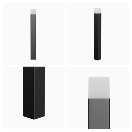 14-33 Светильник садово-парковый, напольный, 15W, IP54, E27, 83х83мм, H 800 мм APEYRON