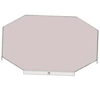 Крышка к крестообразному лотку замковому КЛКЗ 300 УХЛ1 оцинкованный лист, S1,0