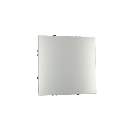 Выключатель с самовозвратом встраиваемый Voltum S70 одноклавишный 10А, (сталь)