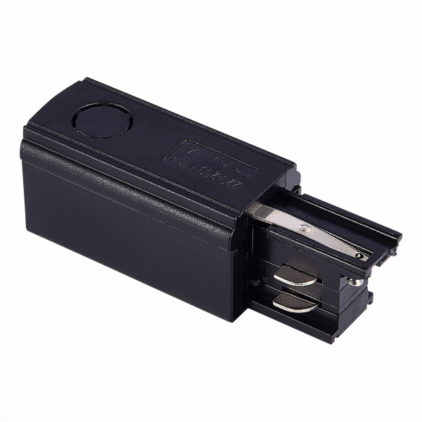 Левый Токоподвод для трехфазного шинопровода Черный ST030.409.10L ST LUCE