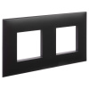 Рамка "Avanti", "Черный матовый", 2 поста (4 мод.) DKC