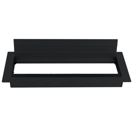 Donel Кабельный громмет (лючок) в стол, 310*120мм, цвет: черный