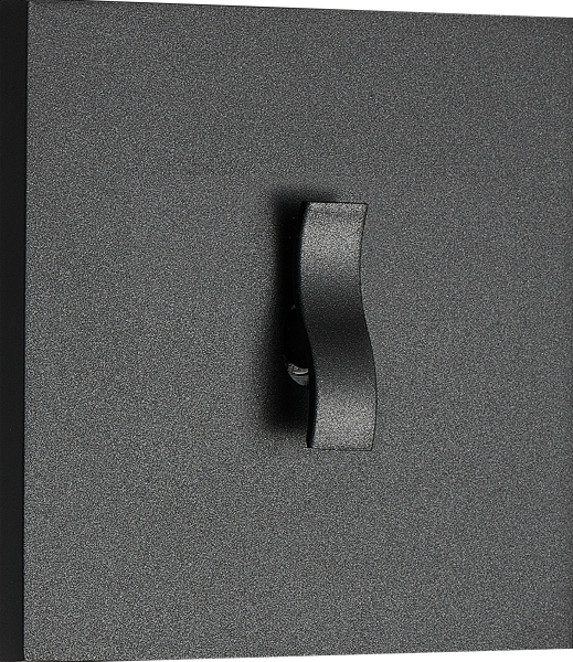 Donel N96 Переключатель на 1 тумблер, клавиша Wave, 10AX 250V, Черный, серия DT