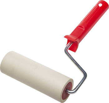 Валик прижимной "ЭКСПЕРТ" в сборе, резиновый, бюгель 8мм, 48x140мм ЗУБР