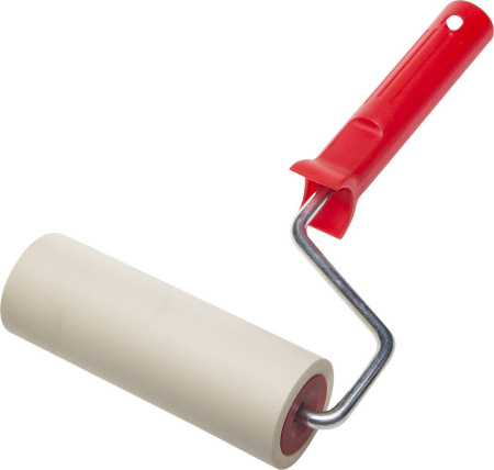 Валик прижимной "ЭКСПЕРТ" в сборе, резиновый, бюгель 8мм, 48x140мм ЗУБР